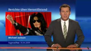 Michael Jackson ist tot  Meldung vom 260609  040 Uhr [upl. by Glovsky]