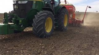 John deere 7280r et gaspardo gigante 400 [upl. by Allac840]