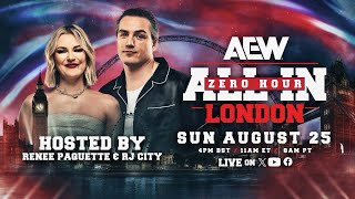 Zero Hour  AEW All In London Pre Show  LIVE this Sunday at 4pm BST  11am ET  8am PT [upl. by Isis319]