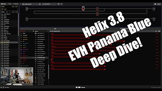 Line 6 Helix 38 EVH Panama Blue  deep dive [upl. by Assirhc]