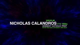 Nicholas Calandros Kennedy Catholic Junior Year Highlights [upl. by Eidnas820]