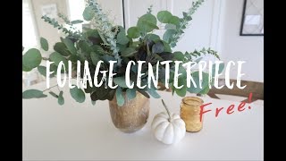 How to Make an All Greenery Centerpiece For Free [upl. by Onfroi]