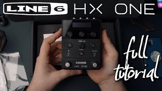 Line 6 HX One  Full Tutorial Walkthrough and Setup Guide [upl. by Xanthus]