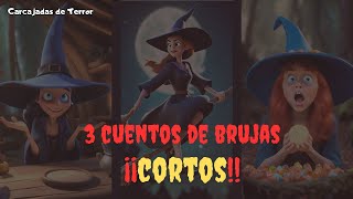 Cuentos de BRUJAS Cortos  CARCAJADAS DE TERROR [upl. by Iaht]