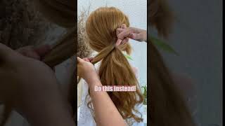 Ponytail Hack and Trick  Simple and Easy Ponytail Hairstyle Techniques [upl. by Camfort]