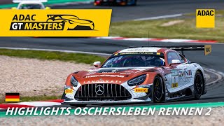 Highlights ADAC GT Masters Oschersleben  Rennen 2  Deutsch  ADAC Motorsports [upl. by Alakam]