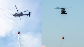 Autonomous Black Hawk Helicopter Flies Itself to Put Out Wildfires [upl. by Nareht]