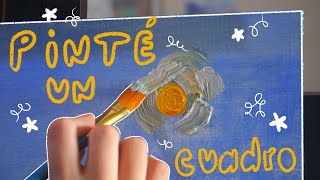 ๋࣭ ๋࣭ ⭑ Pinté un cuadro en óleo ๋࣭ ⭑ [upl. by Boynton]