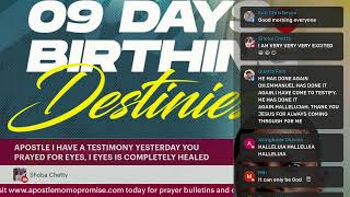 09 Days of Destiny Recovery Day 9 Afternoon Final Prayers [upl. by Hardner]