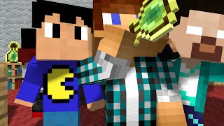 Animação AuthenticGames Minecraft CONSTRUA OU MORRA    Novo MiniGame [upl. by Eramat]