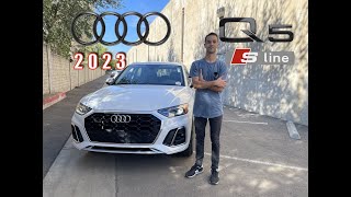 2023 Audi Q5 S Line quattro  features review walkaround [upl. by Nale93]