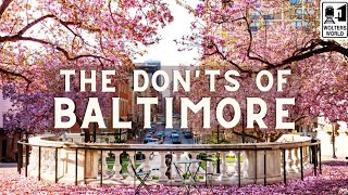 What NOT to Do in Baltimore Maryland [upl. by Magda3]