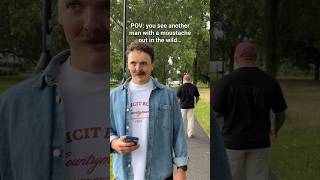 The Unspoken Gentlemanly Standoff… 🥸🥸 moustache comedy sketch funny relatable gym viral [upl. by Namaj660]