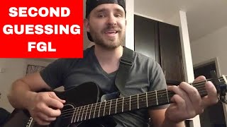 Second Guessing  Florida Georgia Line  Guitar Tutorial  Songland [upl. by Ennayelhsa]