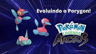 Como evoluir o Porygon em Legends Arceus [upl. by Akyssej]