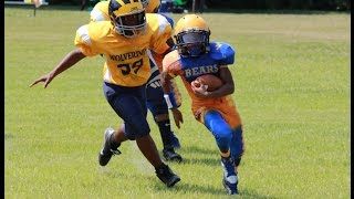 2014 Devin Graham  CLAY Bears 12u Football Highlights [upl. by Nevak]