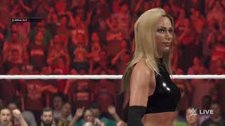 wwe2k23 Stacy Keibler vs Lacey Evans [upl. by Nosbig896]