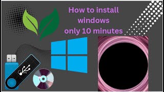 How to install windows to your laptop only 10 minutes [upl. by Denie]