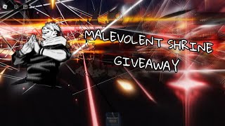 Malevolent Shrine  Roblox Studio  Giveaway [upl. by Odnalo]