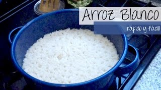 Arroz blanco rápido y fácil  Julieta ySusVideos [upl. by Fanestil]