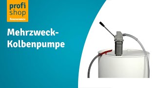 Hebelzylinderpumpe mit Antitropfmundstück 04 Liter je Hub [upl. by Graniah13]