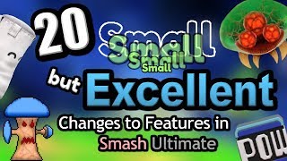 20 Small but Excellent Changes to Features in Super Smash Bros Ultimate [upl. by Ivana]