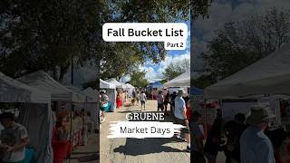 Explore Gruene Market Days in New Braunfels TX  FallWinter Bucket List [upl. by Enelra808]