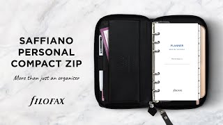 Plan your finances in style with Filofax Saffiano Personal Compact Zip [upl. by Fortune]