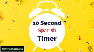 10 Second Countdown in Spanish  Timer [upl. by Ahtimat]