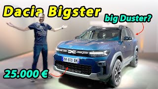 Dacia Bigster PREMIERE REVIEW  the big brother of the Duster [upl. by Sheridan]