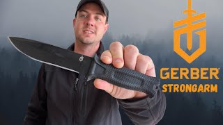 Gerber Strongarm Tactical Survival Knife Review [upl. by Penthea]