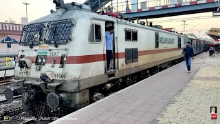 Most Beautiful 22498 Tiruchchirappalli Sri Ganganagar Humsafar Express Spotted in Thar [upl. by Enelia]