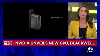 Nvidia unveils new Blackwell platform [upl. by Airottiv]