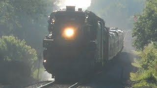 CP 2816 steam engine running through Loretto MN  732024 [upl. by Nocaj]