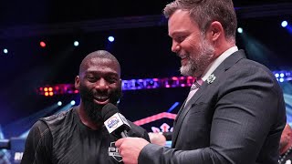 Cedric Doumbe PFL Paris Post Fight Interview [upl. by Dottie788]