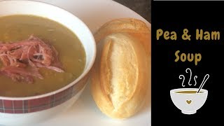 Classic pea amp ham easy slow cooker soup recipe  Cook with me [upl. by Halivah18]