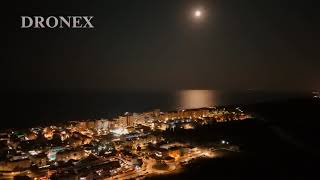 xeraco xeraco playa vuelo con dron por xeraco xeraco noche DJI mini 4 pro video relax atardecer [upl. by Yrrot695]