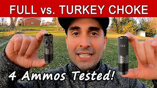 How Much Difference Do Turkey Chokes Make  TESTED  Carlsons Full vs Turkey [upl. by Bobbee]