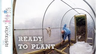 COVERING A POLYTUNNEL [upl. by Ennailuj]