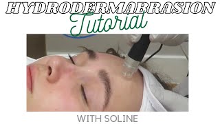 Hydrodermabrasion Tutorial  How To Perform Hydrodermabrasion  Hydro Soline 4in1 Facial Expert [upl. by Nivla]