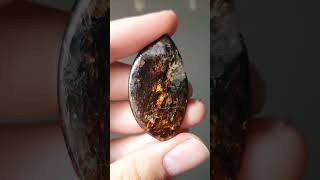 Authentic Astrophуllite cabochon quotStarryquot freakenfru lapidary gemstone minerals astrophyllite [upl. by Ariaes]