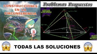 CONSTRUCCIONES EN LA CIRCUNFERENCIA SUGERENCIAS PARA TRAZAR RESOLUCIÓN DE LOS EJERCICIOS PROPUESTOS [upl. by Wardle670]