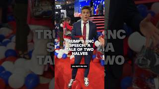 Trumps RNC speech A tale of two halves [upl. by Arakawa70]