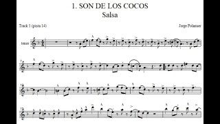 Son de los Cocos salsa  saxo tenor Bb  Jorge Polanuer [upl. by Asseret932]