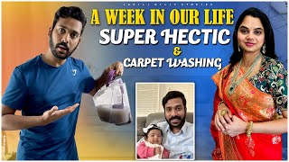 ఇంత మురికినీరు వస్తుంది అనుకోలేదు   Week in our life  Varnika కి Vaccine వేశారు  Hustle w us [upl. by Nylanaj886]