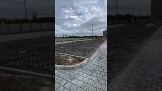 Chantier Tremblay en france Dalle drainan Pave drainan T2 P1 P3 [upl. by Lynea]