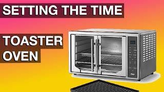 Setting the time on Electric Oven Oster How to instructions [upl. by Noira]