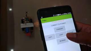 Raspberry PI Robot controlled by Android App via Bluetooth [upl. by Farleigh]