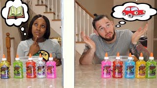 Twin Telepathy Slime Challenge  Parents Edition [upl. by Cynthy]