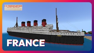 SS FRANCE 1910 in Minecraft [upl. by Yerfoeg308]